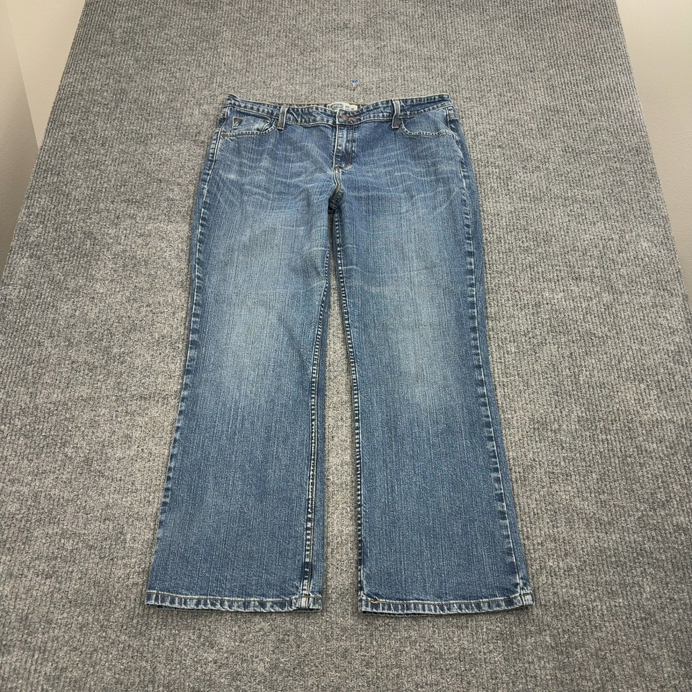 Signature by Levi Strauss Jeans Womens 18 Medium Blue Mid Rise Bootcut Casual